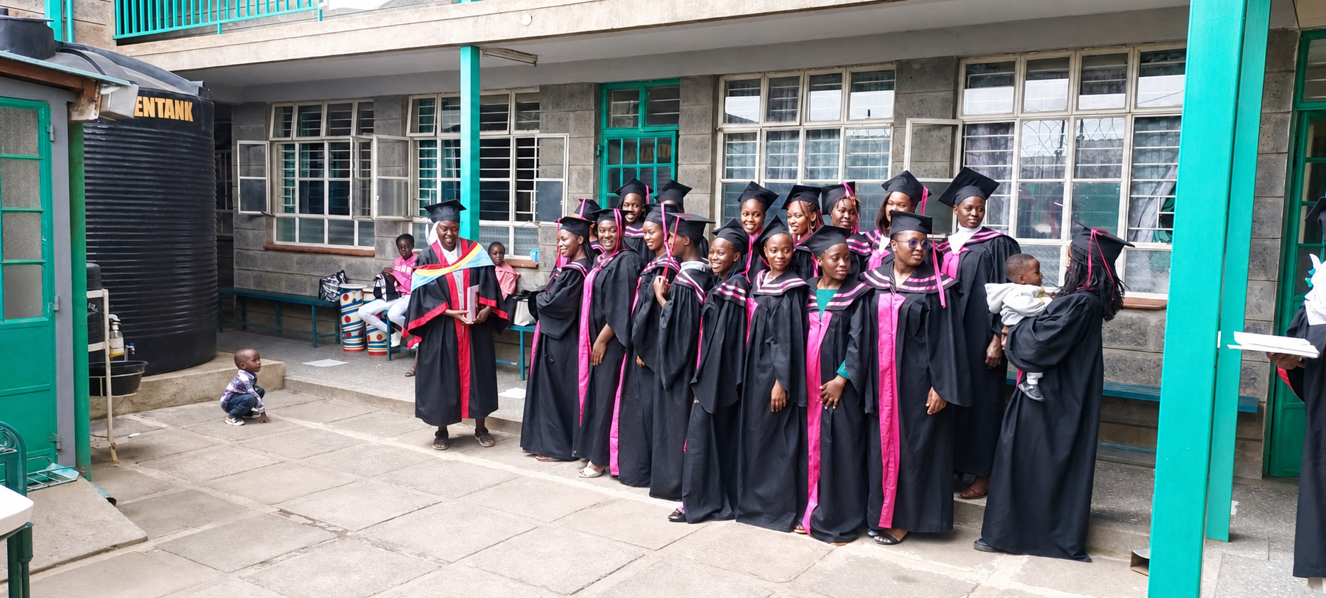 KWPTI graduates celebrating their achievement