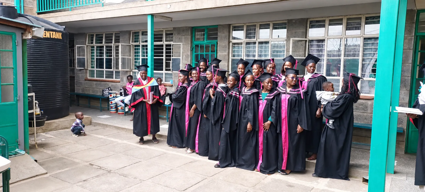 KWPTI graduates celebrating their achievement