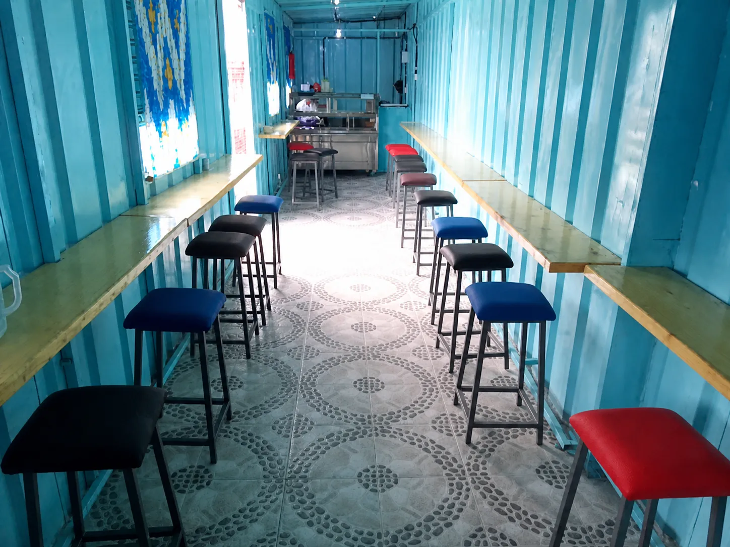Dining area inside KWPTI Taste of Hope Restaurant